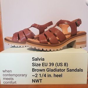 Salvia Gladiator Sandals NWT Size EU 39 (US 8-8.5)